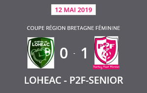 16ème de finale Coupe Région Bretagne: LOHEAC - P2F-SENIOR