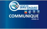 COMMUNIQUE COVID 19: Message du Président de la Ligue de Bretagne